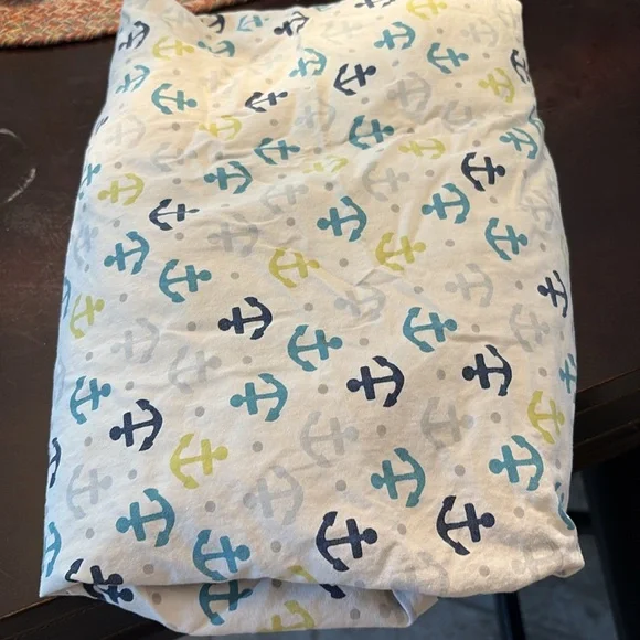 Sports Themed Baby Blanket with 2 crib sheets - Picture 2 of 3